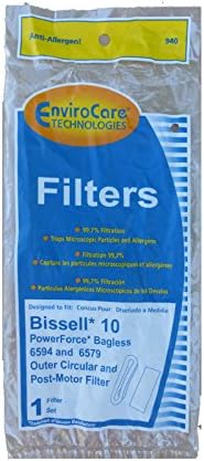 Bissell Bag-inartict Outter Circular Foam Filtro Style 9 e 10 Parte # 940