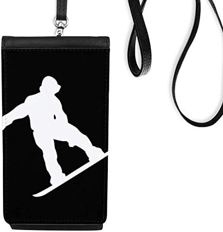 Pumping Skateboarding Sport Sport Black Freatline Phone Wallet Bolsa pendurada bolsa móvel bolso preto