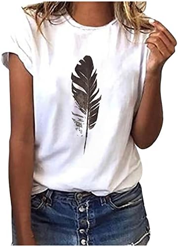 Mulheres Animal Graphic Tee Top Dragonfly Tshirt Tops