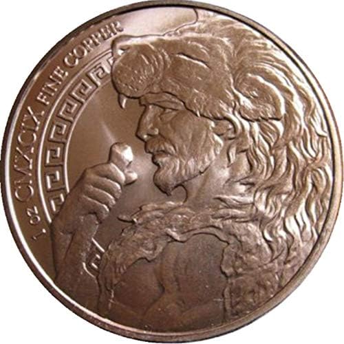 Jig Pro Shop 12 Labors of Hercules Série 1 oz .999 Pure Copper Medallion