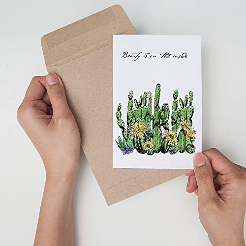 Cactus Background Clear Stamps para decoração de cartas e álbuns de fotos, palavras selos Folhas de flores Cactus Carimbo de borracha