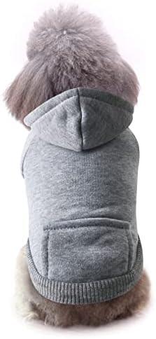 IDepet Pet Capuzes de cachorro roupas para cachorro para cães pequenos colete chihuahua roupas casaco quente casaco de outono