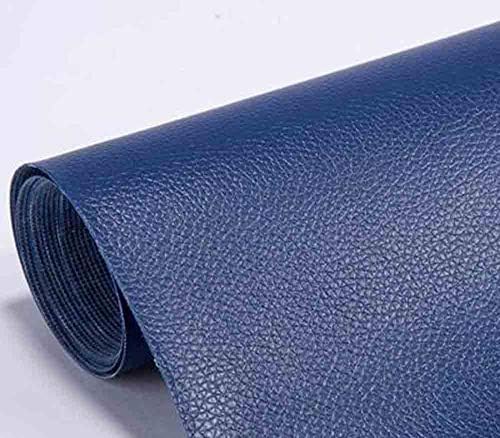 Compre 1 Obtenha 1 remendo de reparo de freeelather, kit de reparo de couro de sofá auto-adesivo para sofás 19x50 polegadas, azul