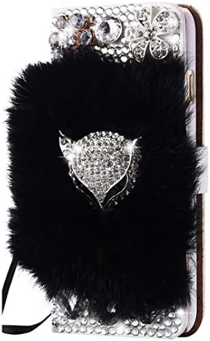 Estojo de stenes bling compatível com iphone xs - elegante - 3D Flores de luxo de luxo de luxo