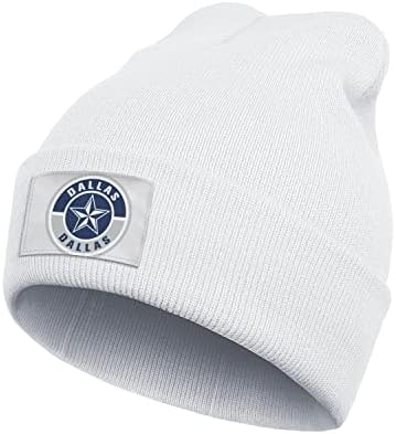 Chapéus de gorro de inverno de Dallas para homens Capace de malha abafada para fãs de futebol presentes