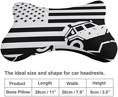 American Flag Offroad Car pescoço travesseiro de carros macio Costo de travesseiro de travesseiro de almofada de pescoço