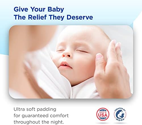 Roupas de eczema de resgate de resgate para bebês- Baby Swaddle com tampas de mão dobráveis- Recém-nascidos- Alívio da coceira, Ultra-Soft