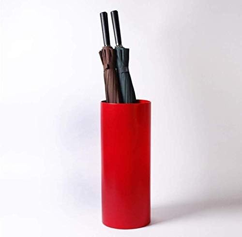 Guarda -chuva lxdzxy, guarda -chuva Stand Plastic Creative Fashion Home Office Gulandela Bucket Umbrella Storage Balde 50 x 20cm, vermelho