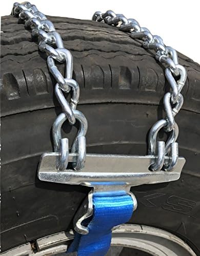 Tirechain.com 275/80-22.5, 275/80 22,5 Strap em cadeias de pneus de emergência Conjunto de 2