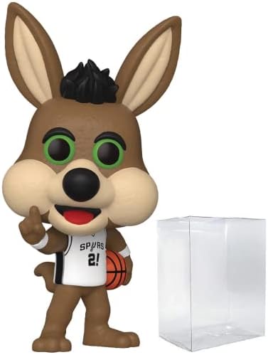 Pop NBA Mascots: San Antonio - The Coyote Funko Pop | Figura de vinil, multicolor, 3,75 polegadas