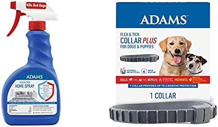 Adams Home Spray + Flea & Tick Dog Collar
