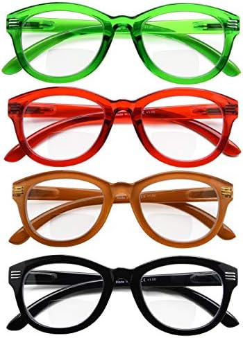 Olhos para o olho de 4 óculos bifocais de leitura feminina de olho-gato leitores bifocais