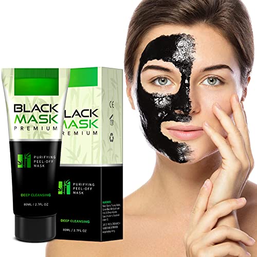 Máscara de removedor de cravos, a máscara de remoção de carvão ativada, máscara de remoção de cabeça preta para homens e mulheres,