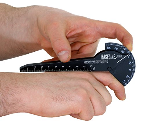 Linha de base 12-1010 Goniômetro de dedo inoxidável, 6 Comprimento