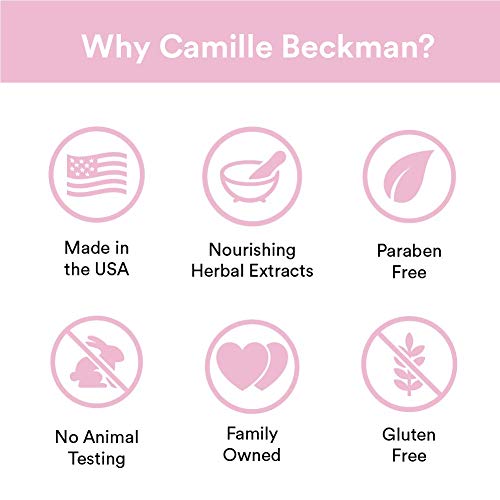 Camille Beckman Romantic Manicure Gift Set, Camille, Glicerine Hand Therapy 6 oz, arquivo de unhas de cristal premium