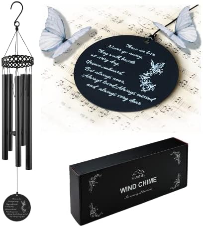 Memorial Wind Chimes Por perda de um ente querido, Windchimes em memória de um ente querido Presentes de simpatia para o pai