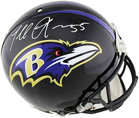 Terrell Suggs autografou/assinado Baltimore Ravens Current NFL Authentic Helmet