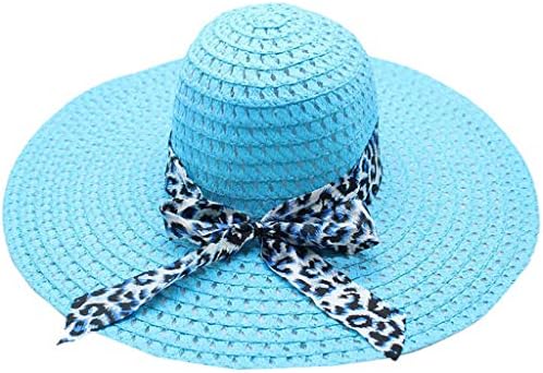 Cap Women Fluppy Leopard Print Sun Beach Stravo Chapéus Big Wide Hat Baseball Hat Legal Chapéus unissex da moda