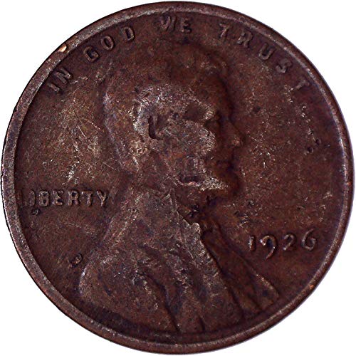 1926 Lincoln Wheat Cent 1C muito bom