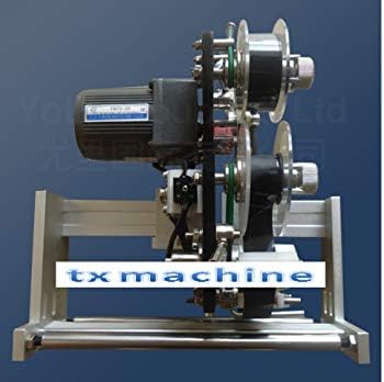 TX® Round Botting Roteling Labelador Aplicadores de etiqueta de máquina com a impressora de data 10 ~ 150mm OD de garrafa