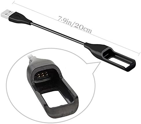 Compatível com o carregador Fitbit Flex, Savcappan Reposição USB Carregamento do cabo do cabo do cabo do cabo Cradle Dock Adapter para Fitbit Flex, Fitbit Flex 1, Pulseira Fitness Smart Watch