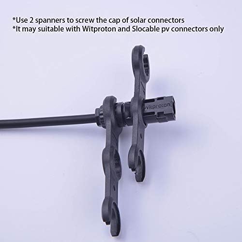 Chave de chave handy slocable para o conector PV para parafusar a tampa com força e desconectar o conector masculino