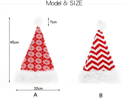 Wodmb Christmas Hat for Baby adult Plexush Papai Noel Claus para decoração de festa de Natal