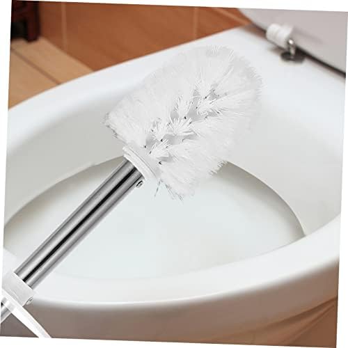 Cabilock 3 conjuntos de banheiros banheiros banheira de banheira Braços limpadores de limpeza de limpeza limpa da ferramenta de limpeza do vaso sanitário de limpeza do vaso sanitário e escova de vaso sanitário plástico e suporte do vaso sanitário e suporte