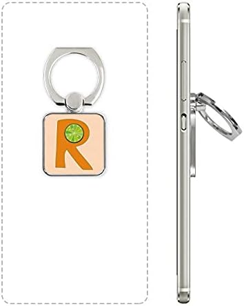 R Alfabeto Orange Fruta Fruta Quadrada Celular Ring Stand Suporte do suporte universal presente de suporte universal