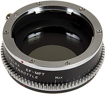 Vizelex Cine e adaptador de lente do acelerador compatível com lentes de quadros cheias da Canon EF em micro quatro terços das