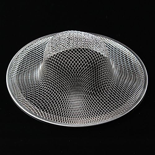 Rolha de filtro de pia de design de malha de aço inoxidável para banheiro da cozinha