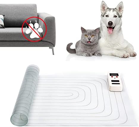 JSBH SCAT Pet tapete, 20 x 48 - impedimento seguro e eficaz para móveis, almofada de treinamento eletrônico para cães e gatos, mantenha animais de estimação fora do sofá e sofá, 3 modos