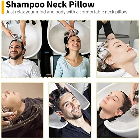 Almofada de pescoço de tigela de shampoo, descanso de pescoço aiseely para tigela de shampoo, descanso de pescoço de shampoo para