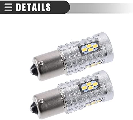 Motoforti universal 1156 24led lâmpadas luz reversa, para luz de giro de freio de cauda de backup luzes pisca -pisca,