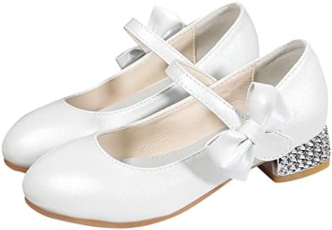Sapatos infantis saltos altos garotas meninas princesas sapatos de vestido sapatos de vestido de desempenho infantil