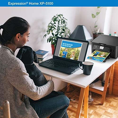 Epson Expression Home XP-5100 sem fio impressora fotográfica com scanner e copiadora, Dash Reabaste
