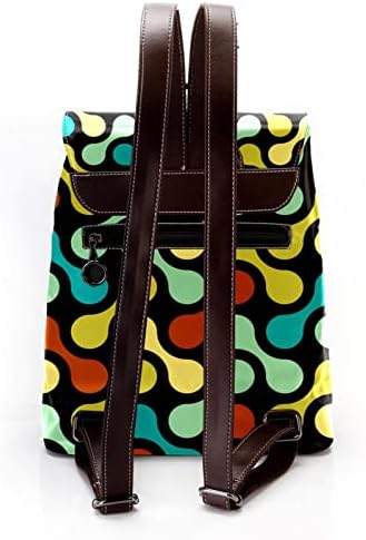Mochila de viagem VBFOFBV, mochila laptop para homens, mochila de moda, padrão abstrato colorido moderno
