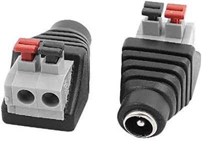 NOVO LON0167 6PCS CCTV Apresentou o clipe da câmera Tipo de eficácia confiável Terminal Bloco 2.1x5.5mm DC Jack feminino