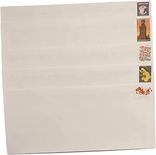 50 envelopes estampados