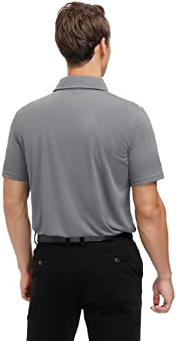 Camisas de golfe de corna masculino MUITA HUMENTO DO FIXA DO FIXA Polo Camisa Polo Polo Dry Dry Short Sleeve Casual Casual para