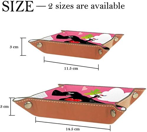 Lyetny Dinosaur Pink Organizer Bandeja Caixa de armazenamento Bandeja de mesa de mesa Caddy Alterar troca de carteira de caixa de