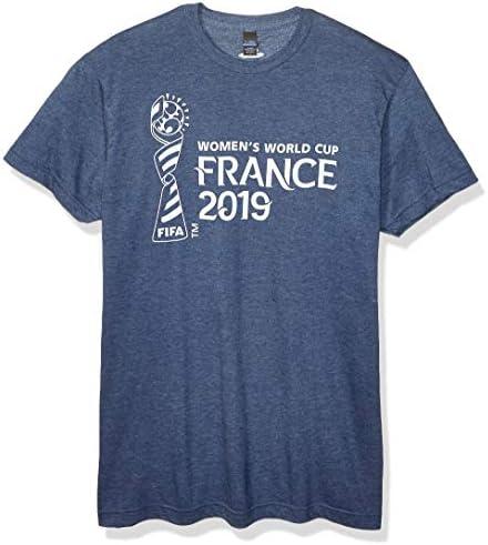 Fifth Sun Standard FIFA WWC FRANCE 2019 Horizontal na camiseta dos homens escuros