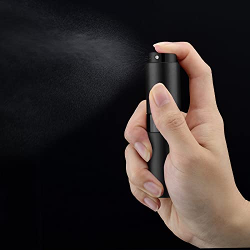 Owlyee Perfume Atomizer Travel Colônia Spray Garrane, Mini Pulverizador vazio para amostra de fragrâncias para mulheres e homens