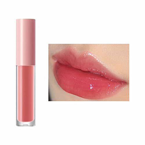 Xiahium Lip Gloss com glitter limpo um lábio nutritivo não gorduroso hidratante duradouro e colorido Lip Gloss Gloss