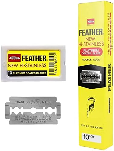 Feather Double Edge Segurança Blades Razor 200 contagem