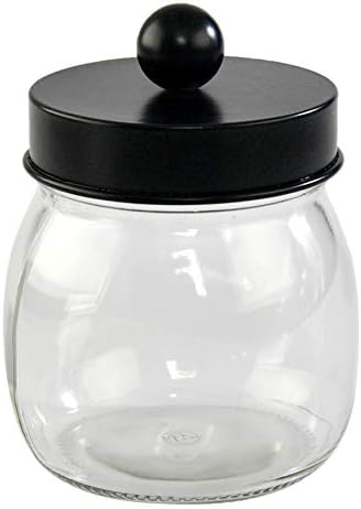 Jar de Mason Home-X para Organização do Banheiro, Jarros de Boticário com Lids 8oz Capacidade
