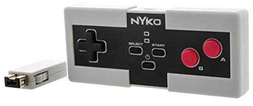 Nyko Super Miniboss - Controlador sem fio para o Nintendo SNES Classic Mini com turbo, design ergonômico, alcance de 20 pés, bateria