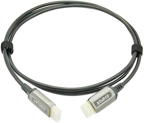 Jeirdus 33ft AOC HDMI Cabo de fibra óptica Ultra HDR HDMI2.0B 18 Gbps, Suporte 4K60Hz Arc HDR10 HDCP2.2, Visão Dolby, velocidade de luz Slim e flexível