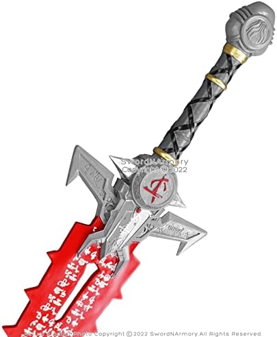 47 ”de fibra de espada de 47” doom de vidro Demon Sword Killer Cosplay de videogame eterno