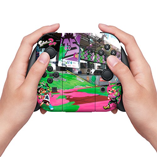 Gear do controlador Nintendo Switch Skin & Screen Protector Conjunto, oficialmente licenciado por Nintendo - Splatoon